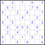 s2d9_1_005 2d судоку 9х9 #5 легкий