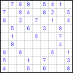 s2d9_1_006 2d судоку 9х9 #6 легкий