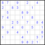 s2d9_1_007 2d судоку 9х9 #7 легкий