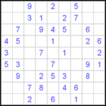 s2d9_1_010 2d судоку 9х9 #10 легкий