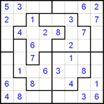 sjs8_1_010 Судоку-пазл 8х8 #10 легкий