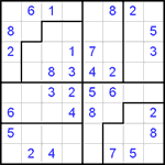 sjs8_1_011 Судоку-пазл 8х8 #11 легкий