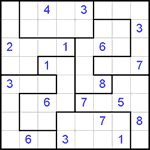 sjs8_3_010 Судоку-пазл 8х8 #10 трудный