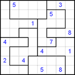 sjs8_4_006 Судоку-пазл 8х8 #6 очень трудный