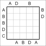 abc5_2_01 Алфавит 5х5 #1 средний