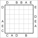 abc6_2_01 Алфавит 6х6 #1 средний