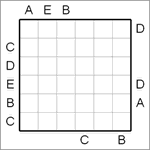 abc6_2_06 Алфавит 6х6 #6 средний