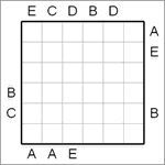 abc6_2_08 Алфавит 6х6 #8 средний