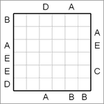 abc6_2_10 Алфавит 6х6 #10 средний