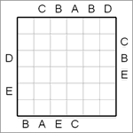 abc6_3_01 Алфавит 6х6 #1 трудный
