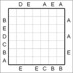 abc7_2_09 Алфавит 7х7 #9 средний