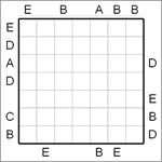 abc7_3_01 Алфавит 7х7 #1 трудный