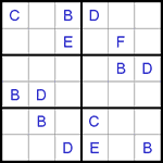 w6_2_003 Вордоку 6х6 средний #3
