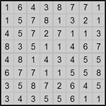 hit8_1_009 Хитори 8х8 #9 легкий