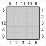 kksu5_2_001 Какурасу 5х5 #1 средний