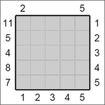 kksu5_2_010 Какурасу 5х5 #10 средний