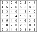 dom6_1_010 Домино 8х7 #10 легкий