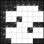 ka8_2_003 Какуро 8х8 #3 средний