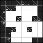 ka8_4_002 Какуро 8х8 #2 очень трудный