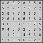 hit8_1_011 Хитори 8х8 #11 легкий