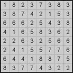 hit8_1_015 Хитори 8х8 #15 легкий