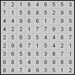 hit9_1_006 Хитори 9х9 #6 легкий