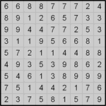 hit9_1_008 Хитори 9х9 #8 легкий