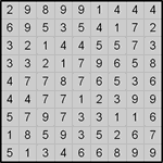hit9_2_006 Хитори 9х9 #6 средний