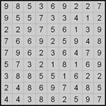 hit9_2_007 Хитори 9х9 #7 средний