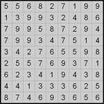 hit9_2_008 Хитори 9х9 #8 средний