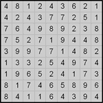 hit9_2_009 Хитори 9х9 #9 средний