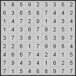 hit9_2_010 Хитори 9х9 #10 средний
