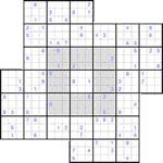 wind_4_10 Судоку-мельница #10 очень трудный