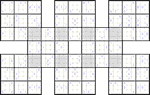 s-sam_4_06 Супер-самурай судоку #6 очень трудный