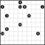 shik10_2_003 “Квадраты” 10х10 #3 средний