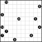 shik10_2_004 “Квадраты” 10х10 #4 средний