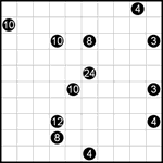 shik10_2_010 “Квадраты” 10х10 #10 средний