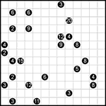 shik13_3_005 “Квадраты” 13х13 #5 трудный