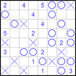nan_8_1_006 Числобол 8х8 #6 легкий