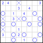 nan_8_2_009 Числобол 8х8 #9 средний