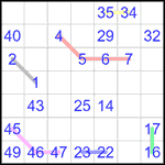 hid7_2_010 Хидоку 7х7 #10 средний