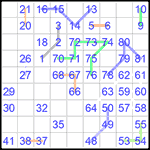 hid9_1_008 Хидоку 9х9 #8 легкий