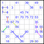 hid9_2_007 Хидоку 9х9 #7 средний