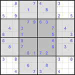 b_fly_2_19 Судоку-бабочка #19 средний