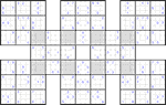 s-sam_4_13 Супер-самурай судоку #13 очень трудный