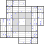 wind_4_13 Судоку-мельница #13 очень трудный
