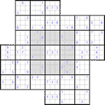wind_4_15 Судоку-мельница #15 очень трудный