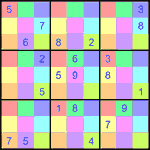sdj_9_2_028 Судоку-мозаика 9х9 #28 средний