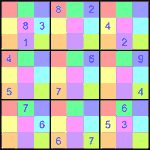 sdj_9_2_029 Судоку-мозаика 9х9 #29 средний