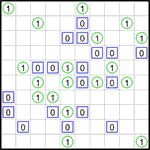 bin10_2_018 Двоичный код 10х10 #18 средний